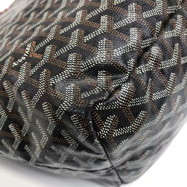 Goyard Saint Louis GM Tote Large Brown Goyardine Canvas 2016