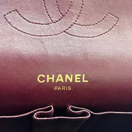 Chanel Classic Flap Vintage Black Lambskin Leather with Gold Hardware Chain Strap