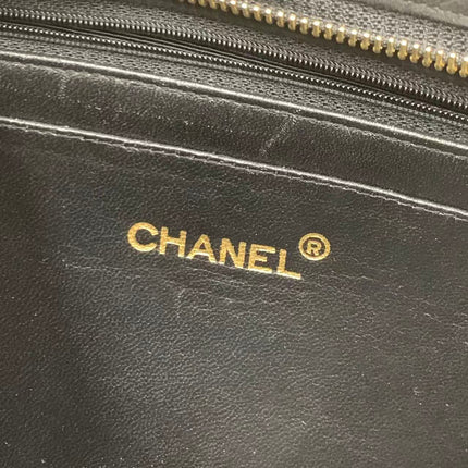 Chanel Matelasse Black Suede Gold Double Chain Coco Charm Medium Shoulder Bag