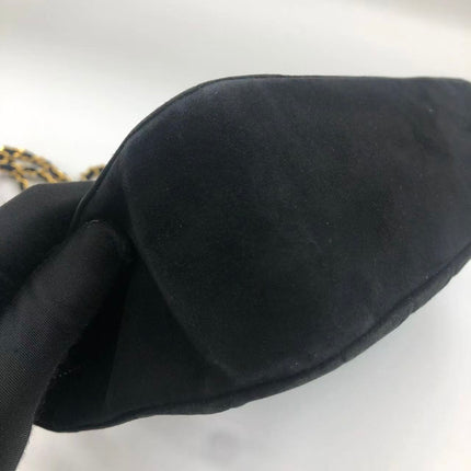 Chanel Matelasse Black Suede Gold Double Chain Coco Charm Medium Shoulder Bag