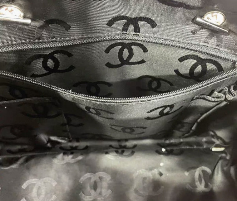 Chanel Cambon Large Pink Calfskin Leather Double Strap Handbag