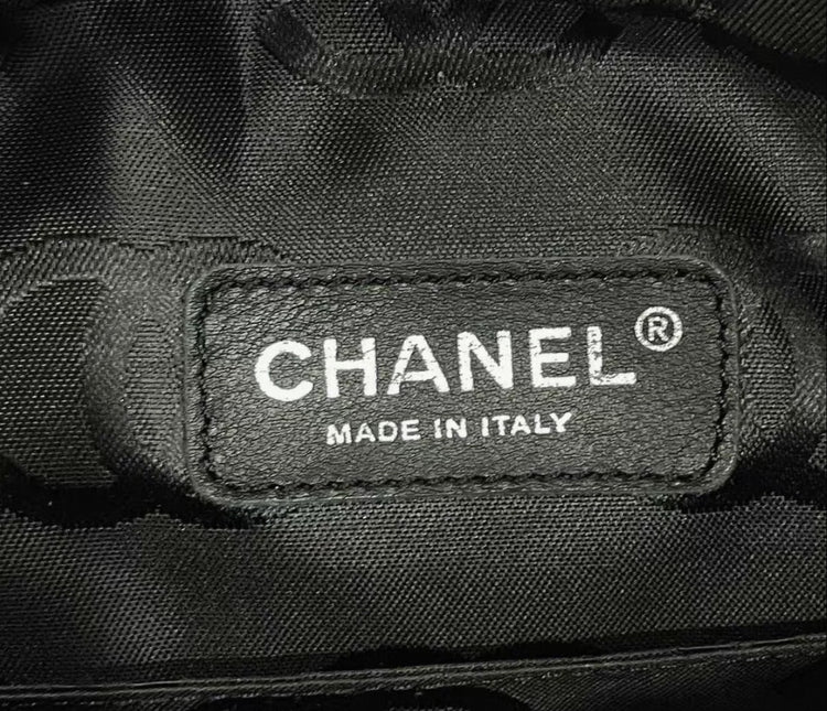 Chanel Cambon Large Pink Calfskin Leather Double Strap Handbag