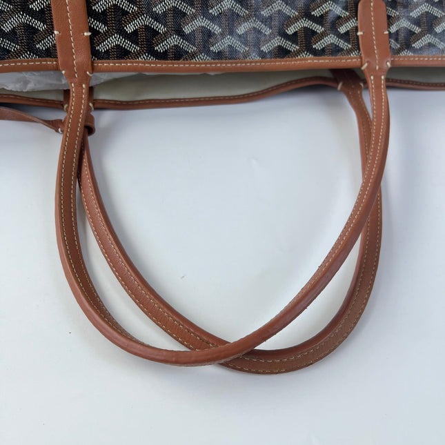 Goyard Saint Louis GM Tote Large Brown Goyardine Canvas 2016