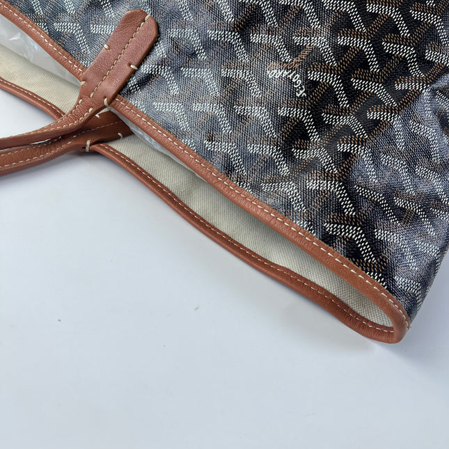 Goyard Saint Louis GM Tote Large Brown Goyardine Canvas 2016