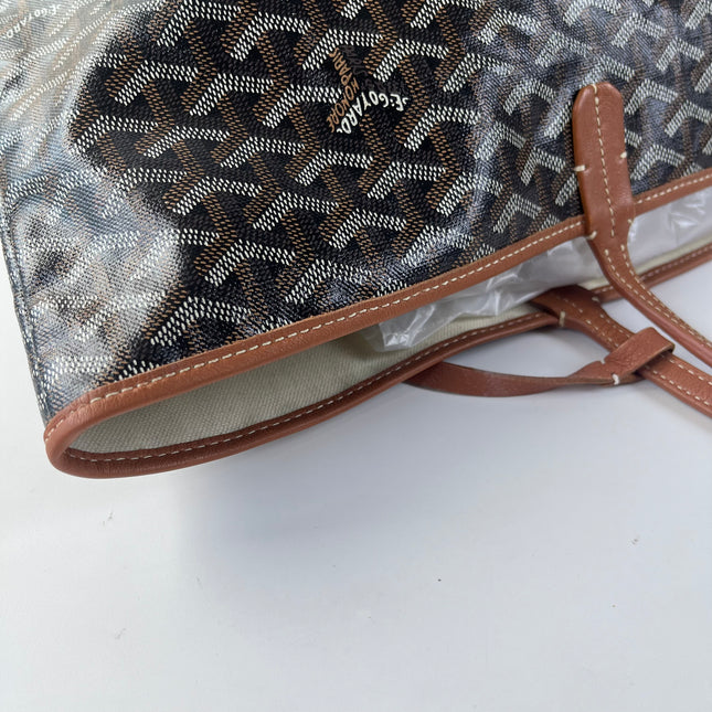 Goyard Saint Louis GM Tote Large Brown Goyardine Canvas 2016