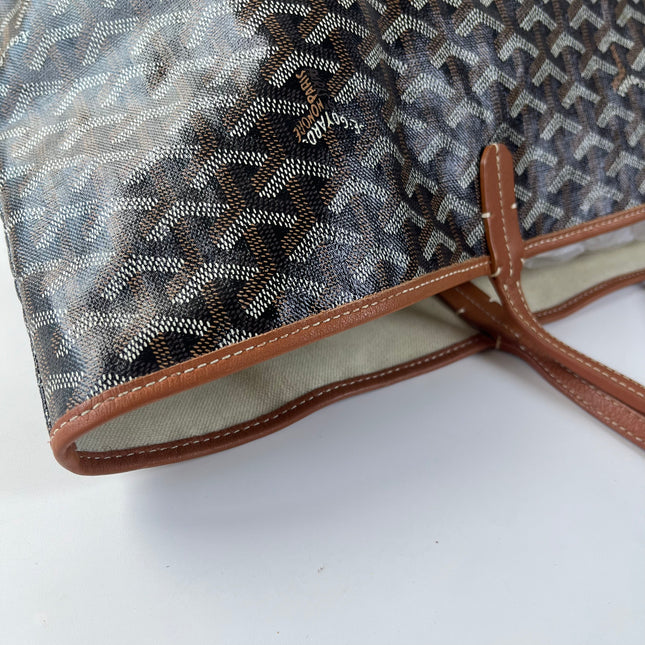 Goyard Saint Louis GM Tote Large Brown Goyardine Canvas 2016