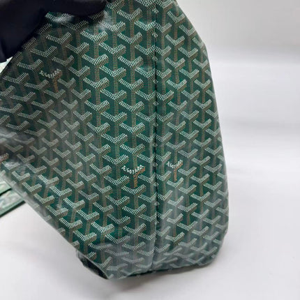 Goyard Saint Louis Tote GM Large 2019 Green Painted Canvas