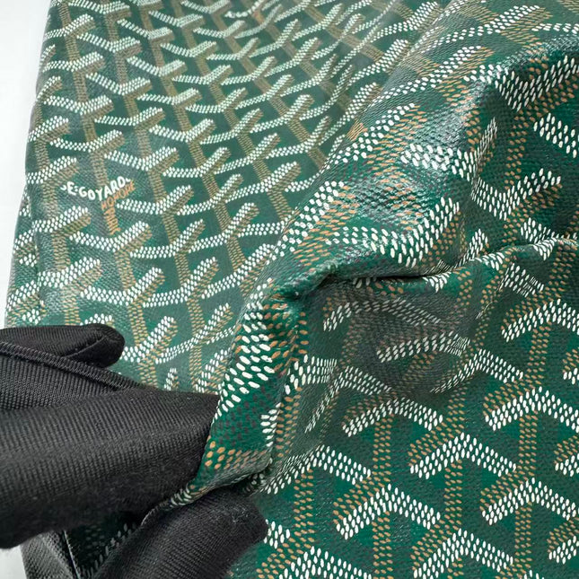 Goyard Saint Louis Tote GM Large 2019 Green Painted Canvas