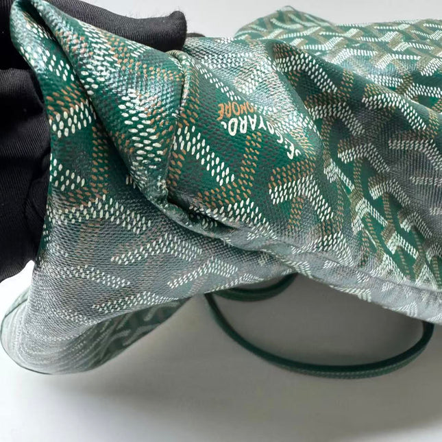 Goyard Saint Louis Tote GM Large 2019 Green Painted Canvas
