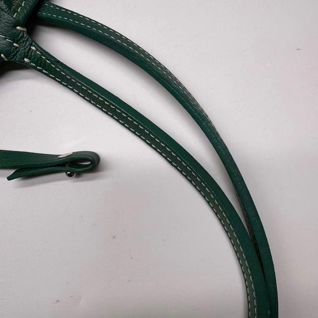 Goyard Saint Louis Tote GM Large 2019 Green Painted Canvas