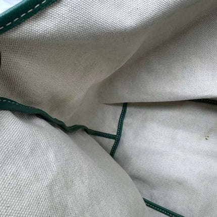 Goyard Saint Louis Tote GM Large 2019 Green Painted Canvas