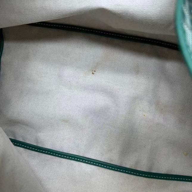 Goyard Saint Louis Tote GM Large 2019 Green Painted Canvas