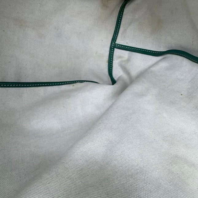 Goyard Saint Louis Tote GM Large 2019 Green Painted Canvas