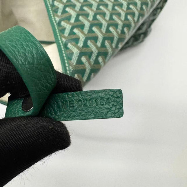 Goyard Saint Louis Tote GM Large 2019 Green Painted Canvas