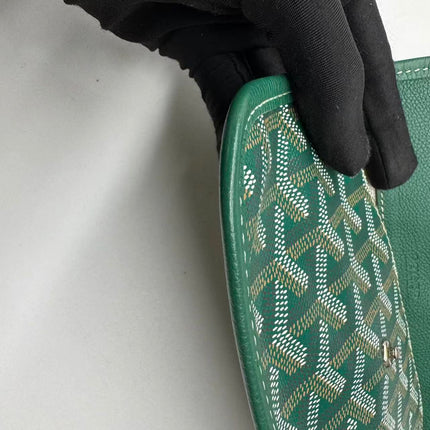 Goyard Saint Louis Tote GM Large 2019 Green Painted Canvas