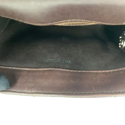 Sac bandoulière Chanel Vintage à rabat en cuir d'agneau jaune, 1991-1994