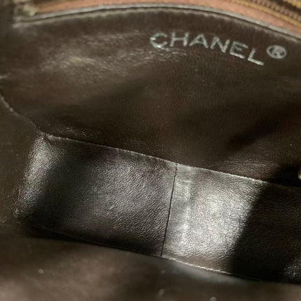 Sac bandoulière Chanel Vintage à rabat en cuir d'agneau jaune, 1991-1994
