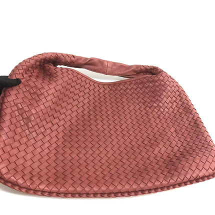 Bottega Veneta Veneta Hobo Large Brick Red 47cm Lambskin Leather