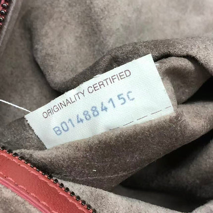 Bottega Veneta Veneta Hobo Large Brick Red 47cm Lambskin Leather
