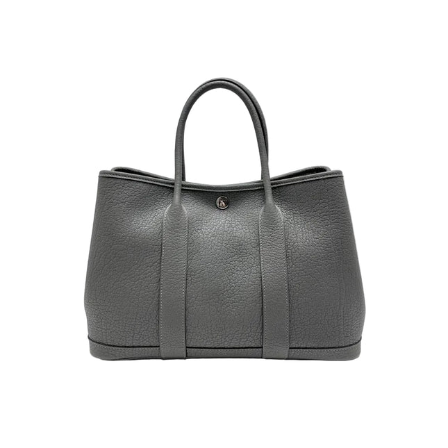 Hermès Garden Party 30 (TPM) in Grey Negonda Leather-Luxbags