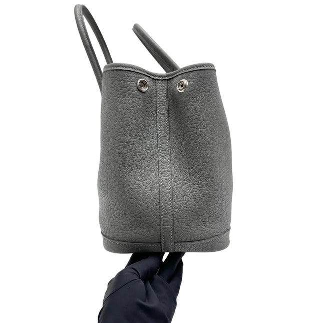 Hermès Garden Party 30 (TPM) in Grey Negonda Leather