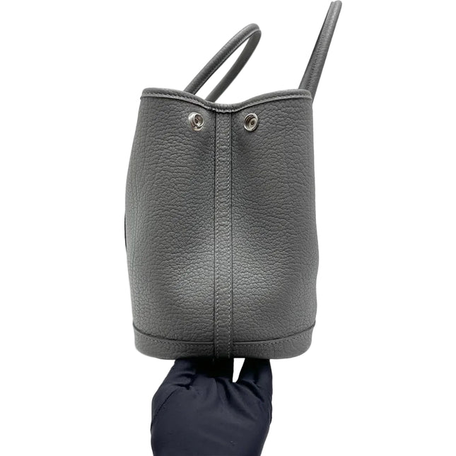 Hermès Garden Party 30 (TPM) in Grey Negonda Leather