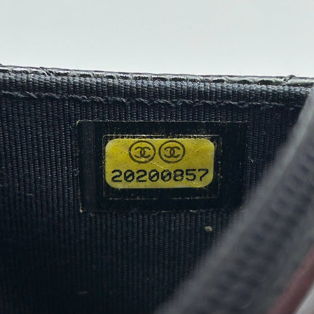 Chanel Wallet on Chain Classic Flap Black Caviar Leather Gold Hardware 2015