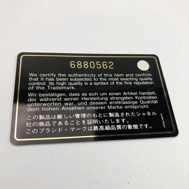 Chanel Single Flap Black Caviar Leather Vintage 24k Gold