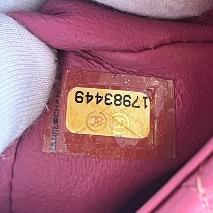 Chanel Classic Flap Rectangular Mini Rose Pink Lambskin Gold Hardware 2012-13