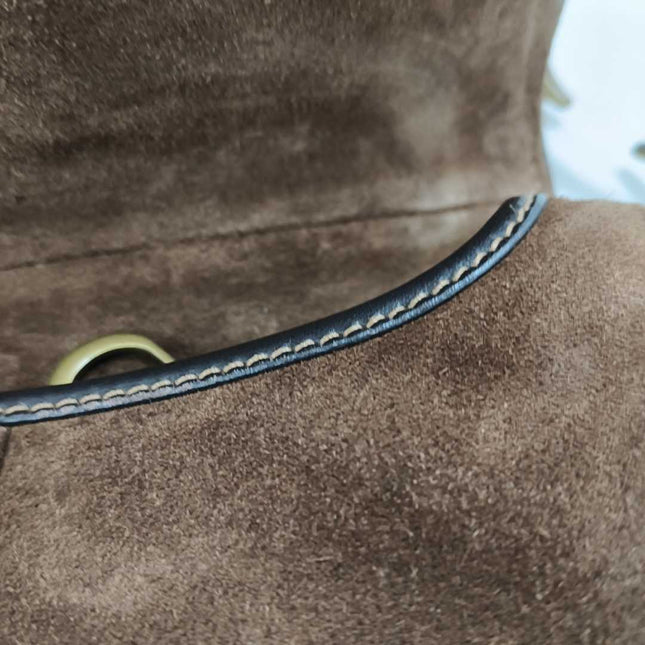 Sold Dior Saddle Vintage Brown Suede Medium