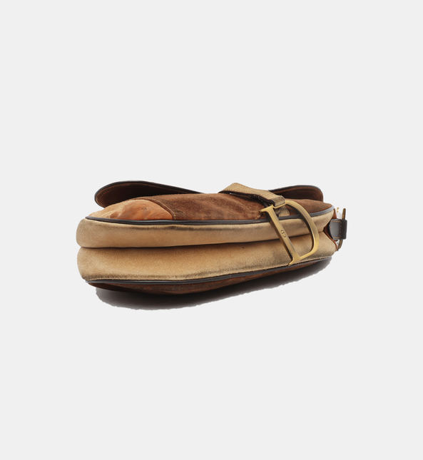 Sold Dior Saddle Vintage Brown Suede Medium