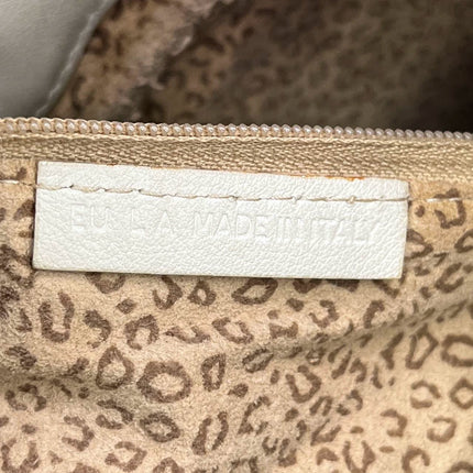 Cartier Panthere Hobo Shoulder Bag Cream White Leather Gold Hardware