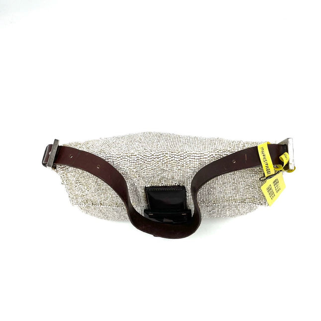 Sold FENDI Baguette White beads