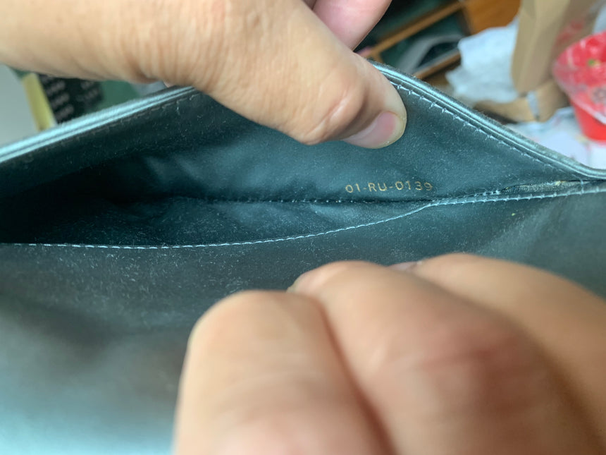 Sold Dior Saddle Mini Silk grey with crystals