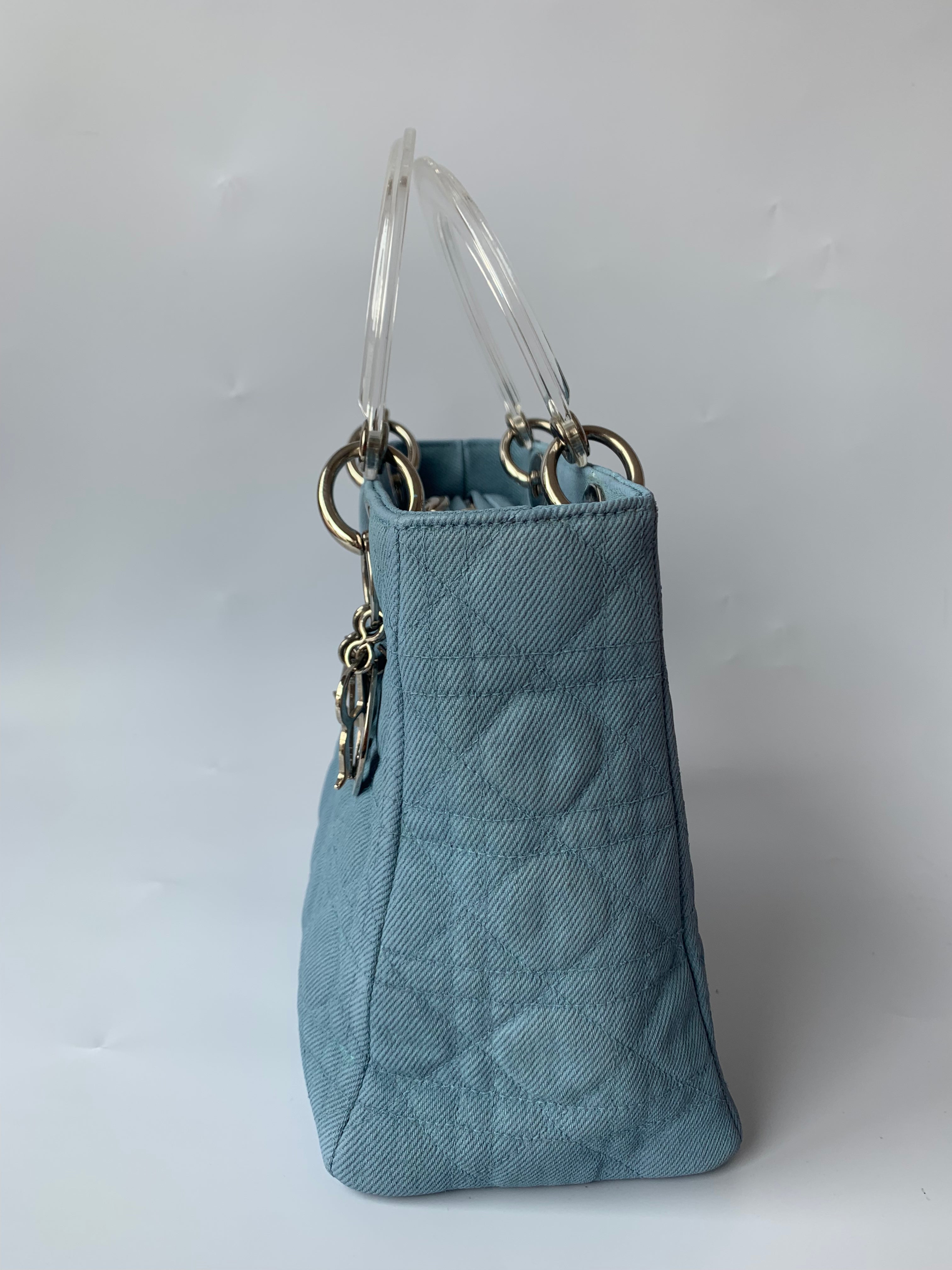 Sold Lady Dior Denim Vintage Medium size Luxbags