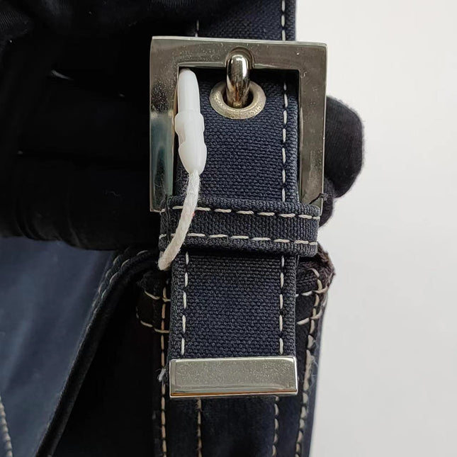 Sold FENDI Baguette Blue Denim