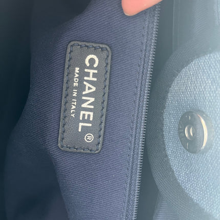 Sold Chanel Deauville Tote Denim Medium