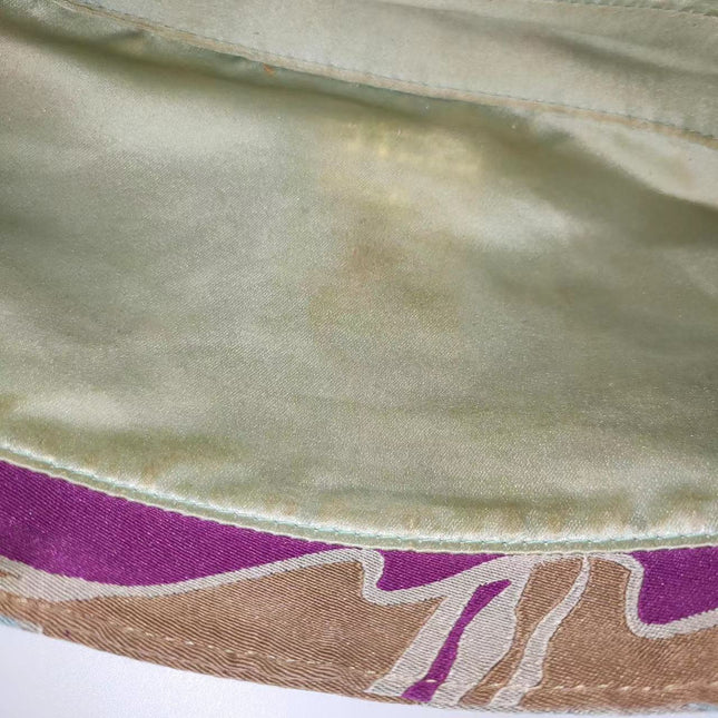 Sold FENDI Baguette Multicolor Silk with Psychedelic prints