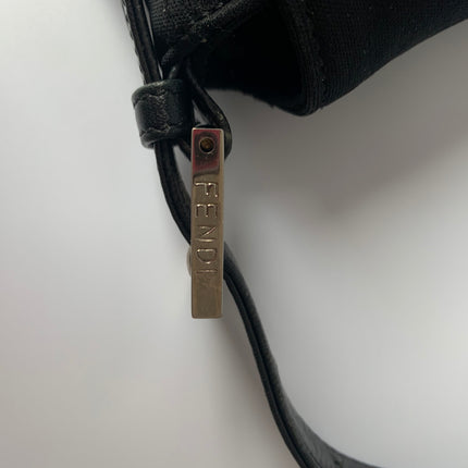 FENDI Baguette Black Cloth