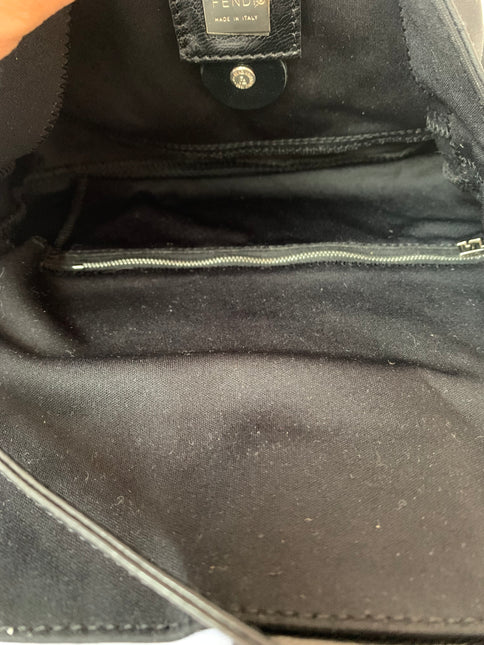 Sold FENDI Baguette Black Cloth