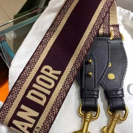 Sold Dior Saddle Maroon Medium Grained Leather Handbag with Strap