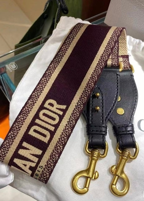 Sold Dior Saddle Maroon Medium Grained Leather Handbag with Strap