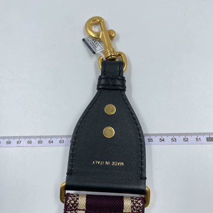 Sold Dior Saddle Maroon Medium Grained Leather Handbag with Strap