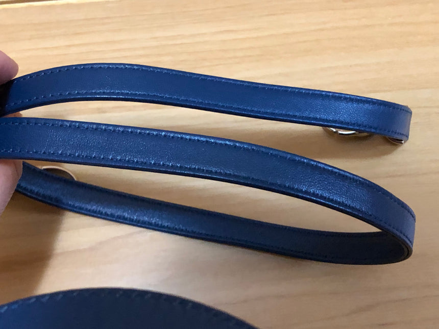 Sold Lady Dior Medium Navy Blue Cannage Lambskin Leather