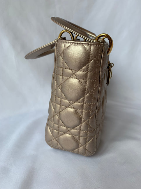 Sold Lady Dior ABCdior Small Small Cannage Lambskin Handbag