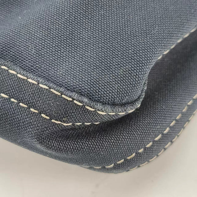 Sold FENDI Baguette Blue Denim