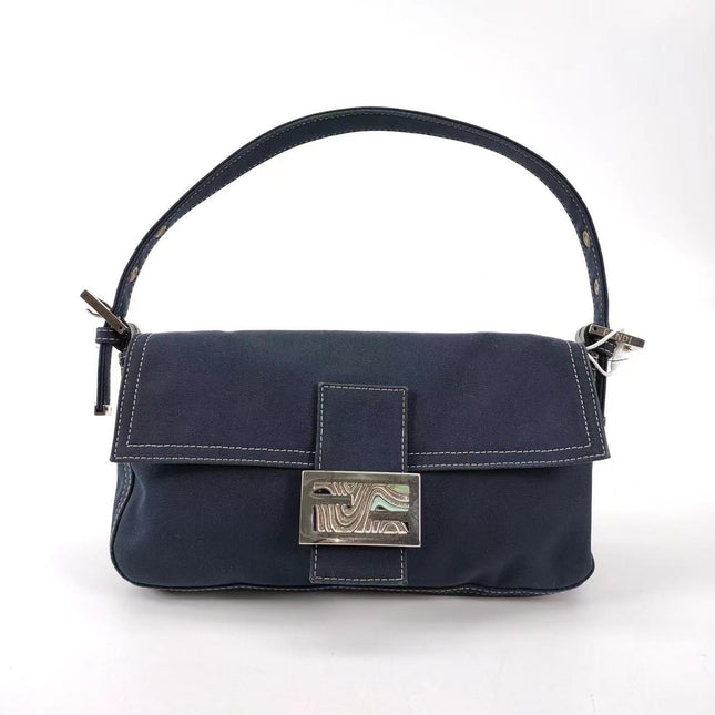 Sold FENDI Baguette Blue Denim-Luxbags