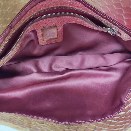 Sold Fendi Baguette Little Mermaid Glitter Pink circle sequins