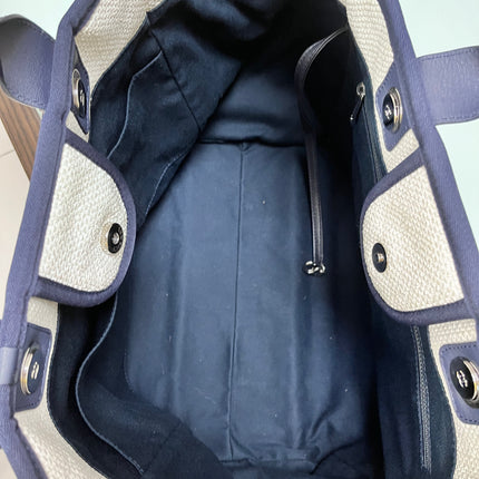 Sold Chanel Deauville Tote Medium White