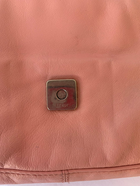 Sold FENDI Baguette Pink Lambskin Leather